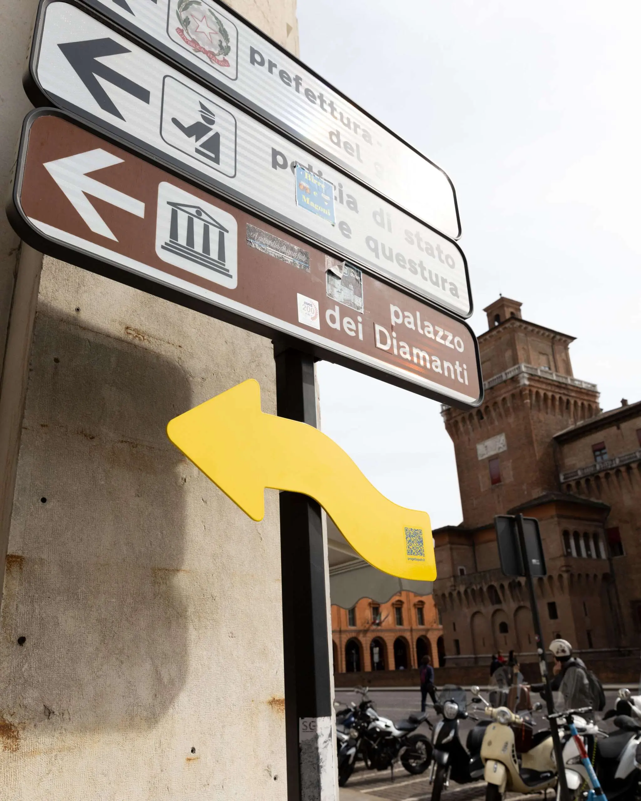 Path percorso nel centro storico