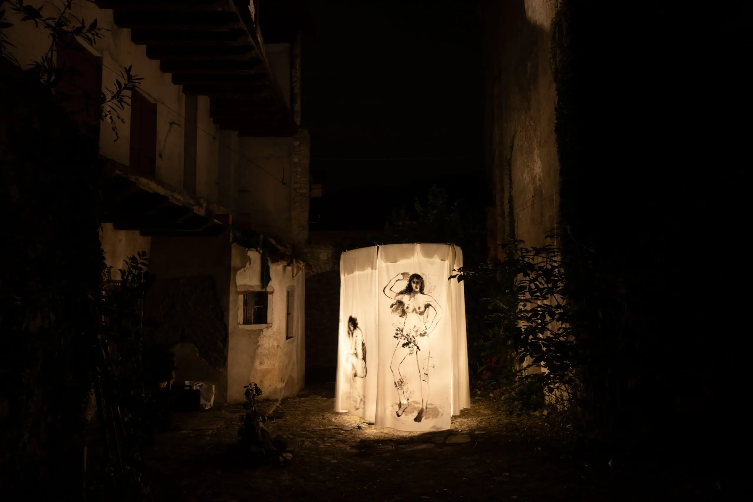 Installazione luminosa Luci su Revine