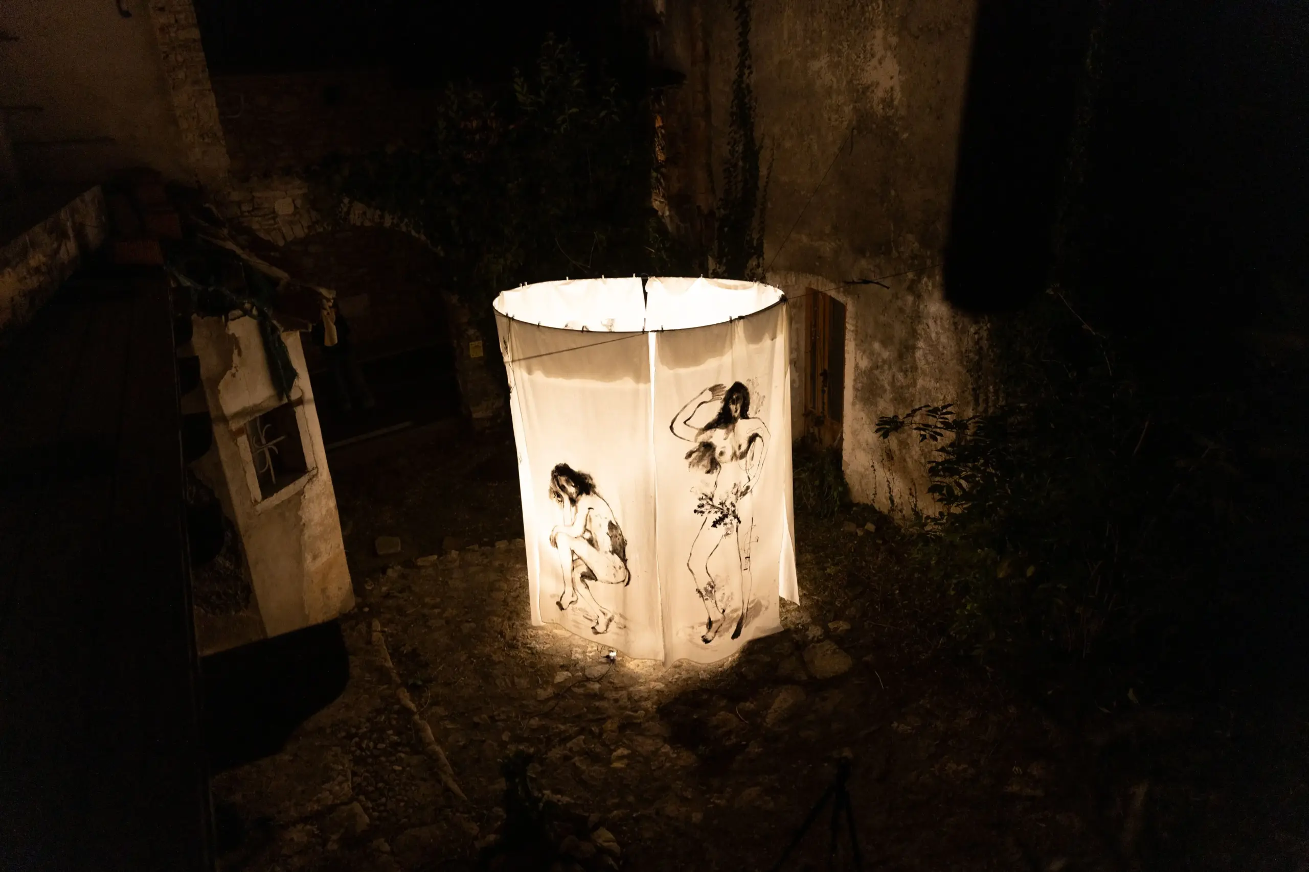 Installazione luminosa Luci su Revine