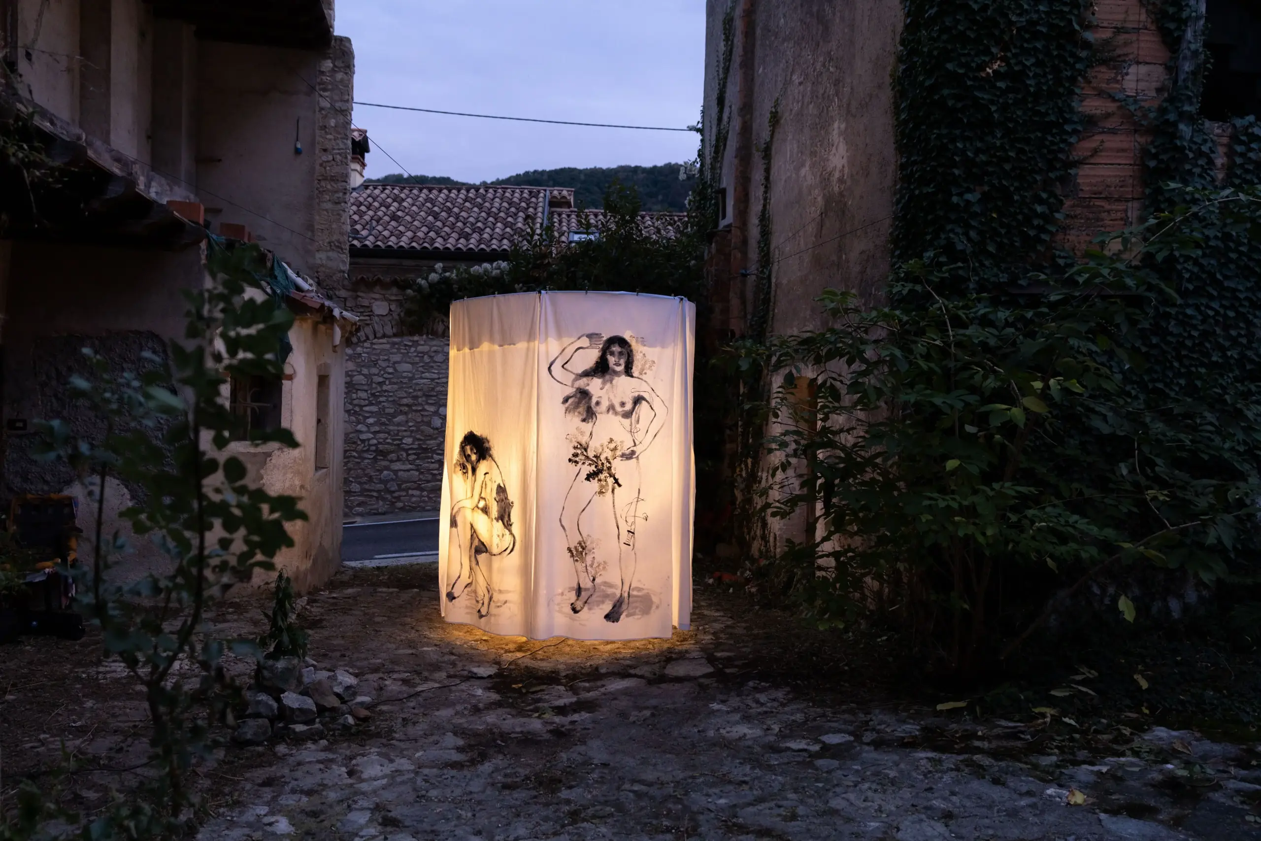 Installazione luminosa Luci su Revine